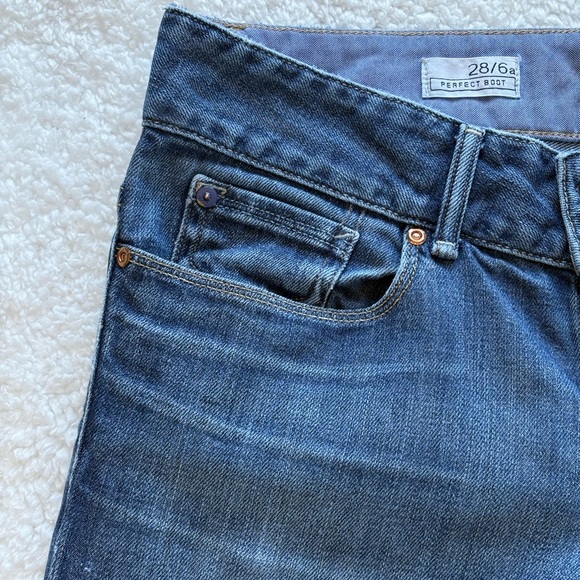 Gap 1969 Perfect Boot Jeans - Dark Wash - Size 28/6A - Picture 4 of 15